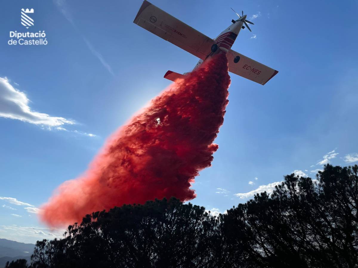 Controlado el incendio forestal declarado en Soneja