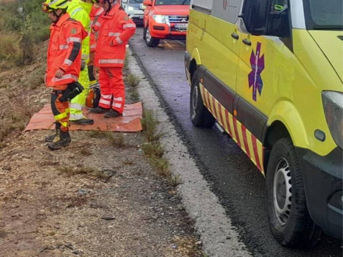 Fallece un bebé en un accidente de tráfico en la A-7