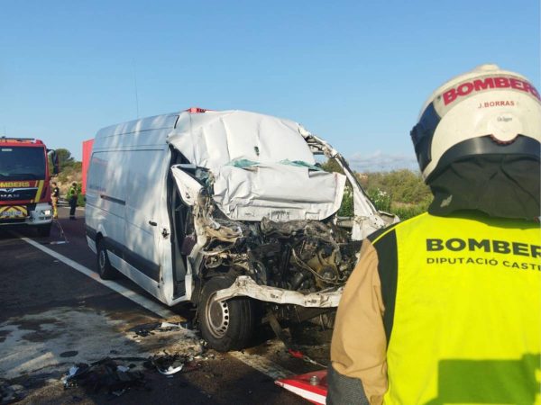 Fallece un conductor en Alcalà de Xivert en un accidente en la AP-7