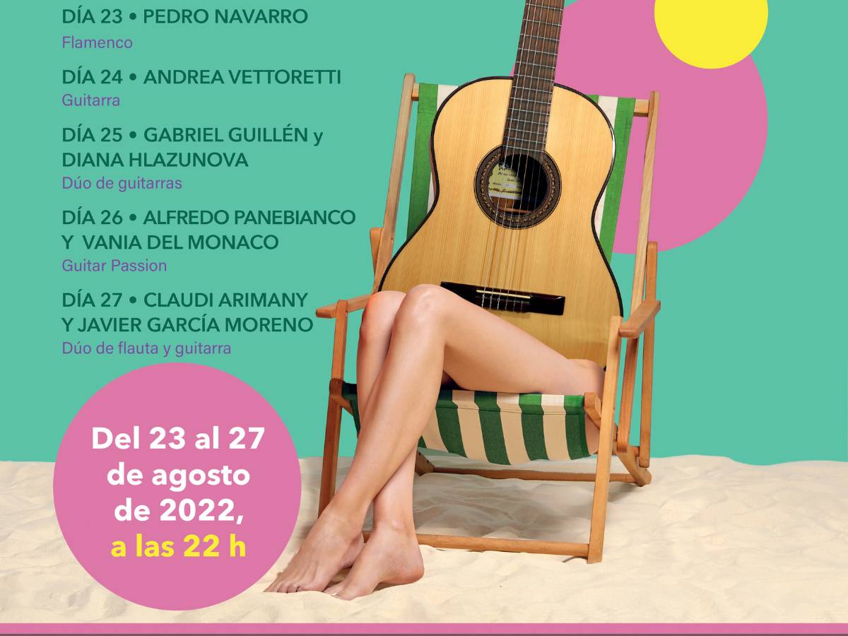 Polémica en Peñíscola: PSPV denuncia imagen sexista en el cartel del Festival de Guitarra