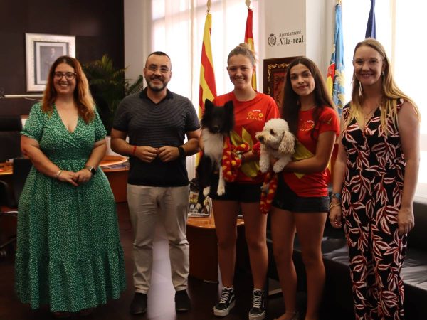 Vila-real celebra el éxito de sus jóvenes deportistas en el Mundial de Agility