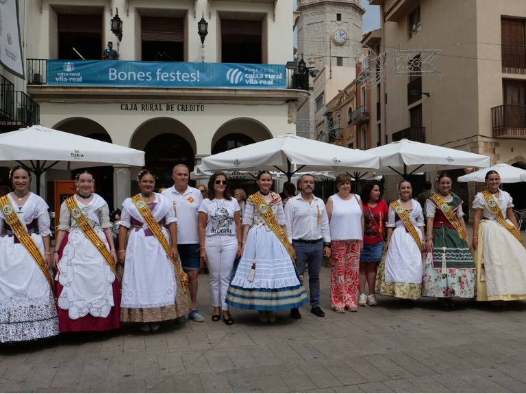 La presidenta de la Fundación Caixa Rural Vila-real, Sonia Sánchez, ha sido la encargada de leer el pregón de la Crida a la Festa.