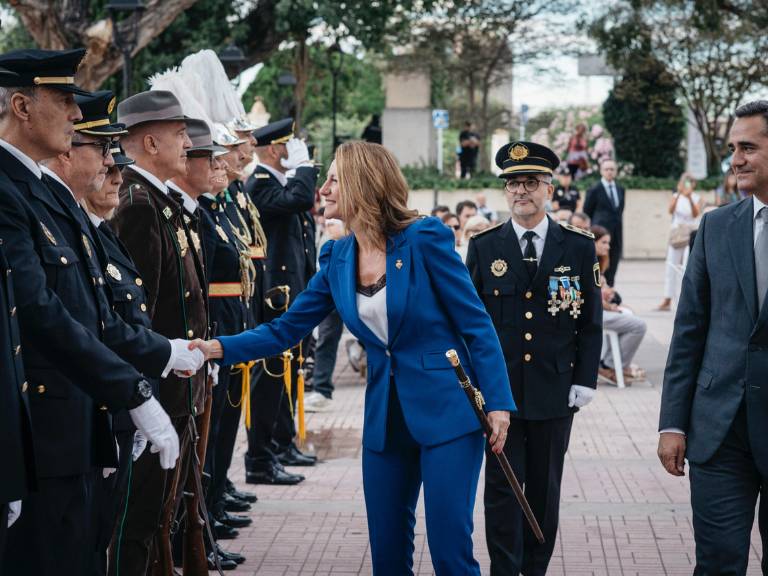 En la explanada de la Basílica del Lledó se entregaron cerca de 60 distinciones. Entre los reconocimientos, destacó el homenaje especial al guardia civil Marcos Troitiño.