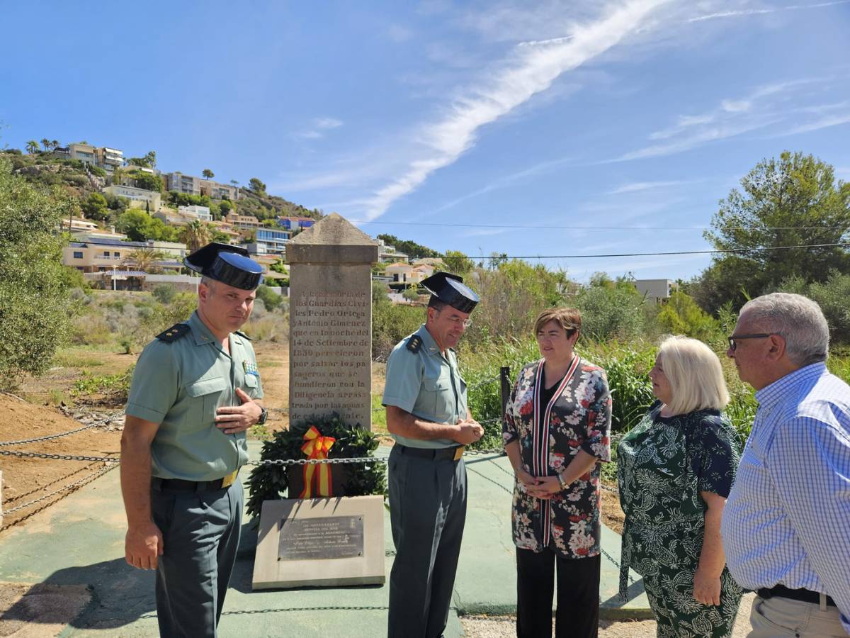 Los guardias civiles Pedro Ortega y Antonio Giménez fallecieron al tratar de rescatar un carruaje de pasajeros en las riadas que tuvieron lugar en Oropesa del Mar.