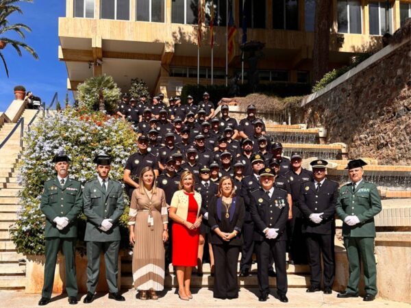 La Policia Local de Benicàssim en su aniversario celebra San Miguel Arcángel