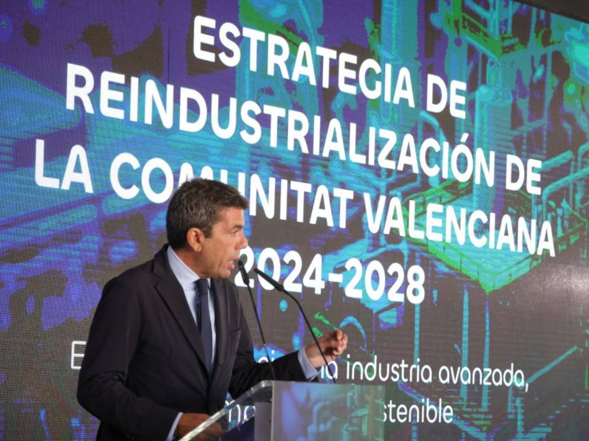 Mazón anuncia 2.000 millones de euros para la reindustrialización de la Comunitat Valenciana