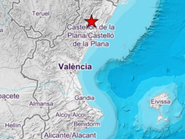 Terremoto de magnitud 3,1 en la provincia de Castellón