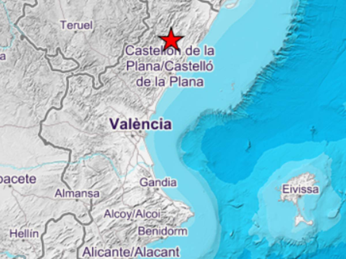 Terremoto de magnitud 3,1 en la provincia de Castellón