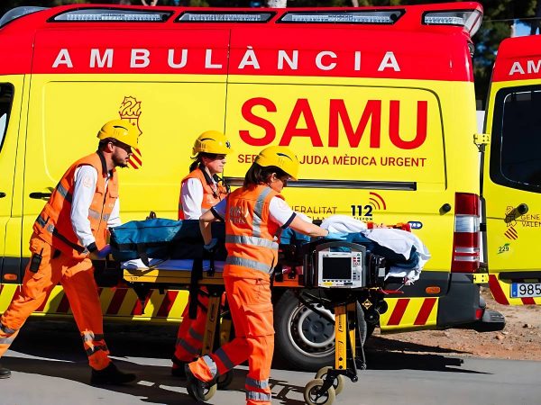 Un motorista herido en un accidente en la CV-245 en Altura