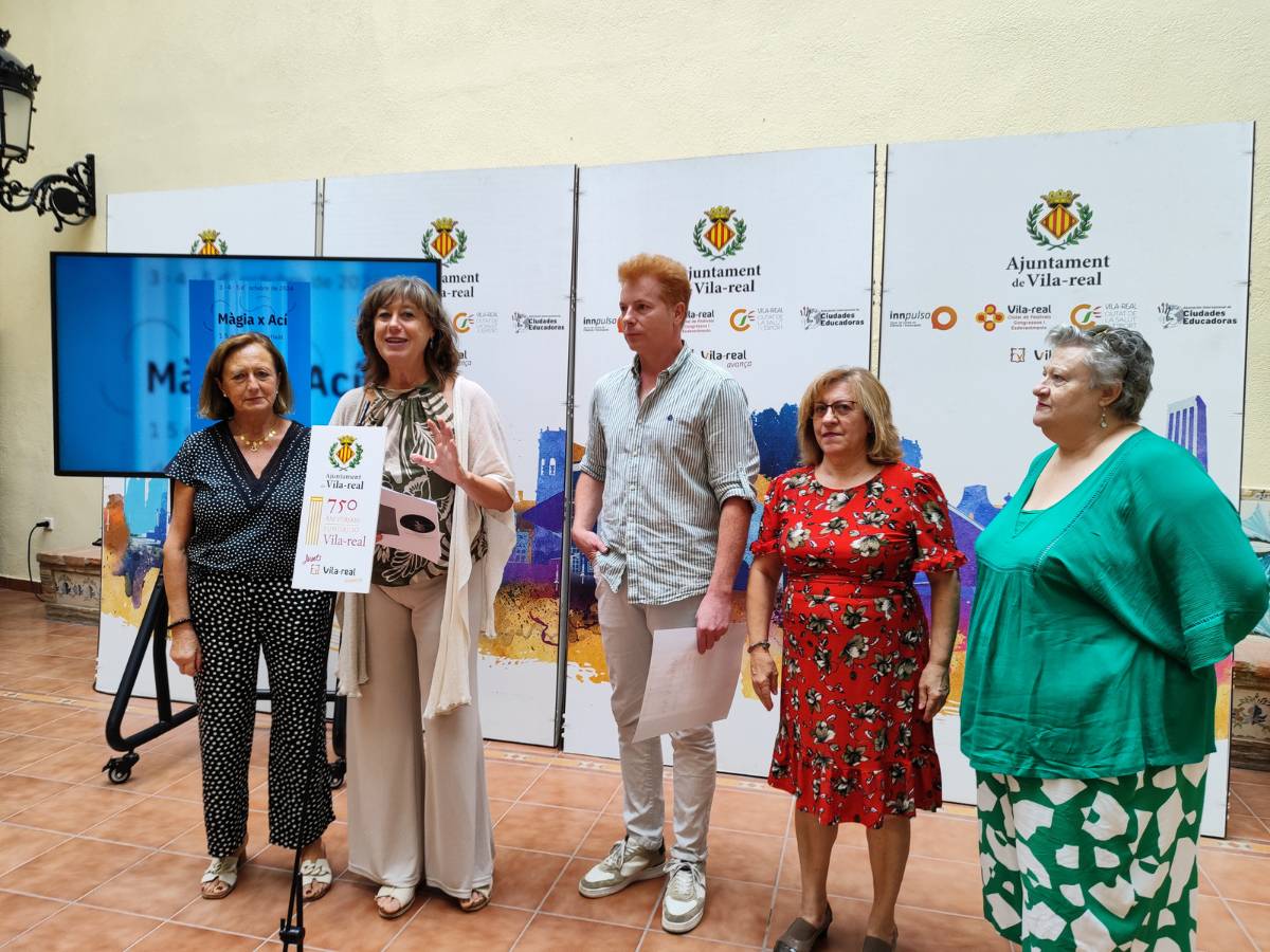 Vila-real presenta la 15ª edición del festival solidario “Màgia per Ací”