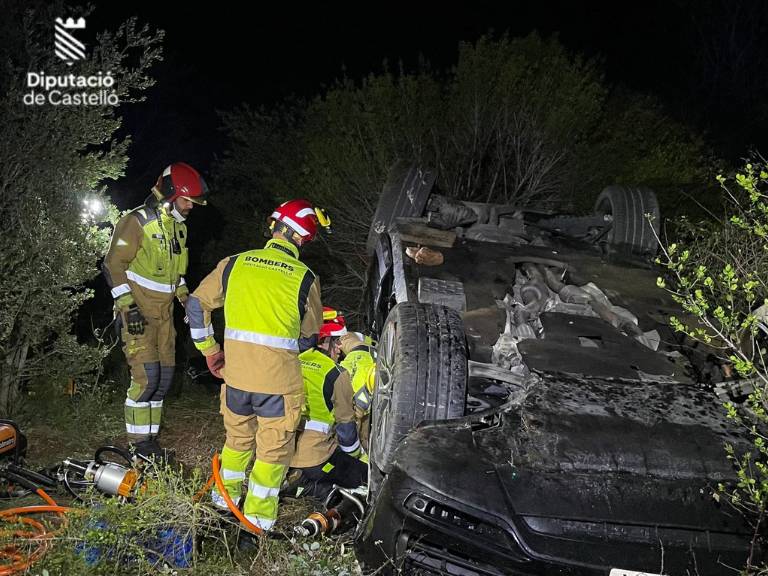 El accidente ocurrió poco después de las 19:30 horas de este sábado.