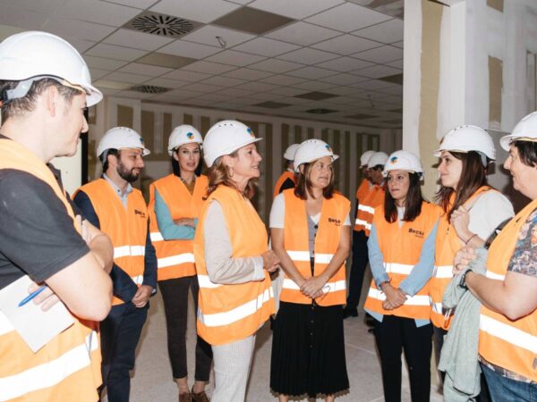 El nuevo colegio Elcano del Grao avanza con un 70% de las obras completadas