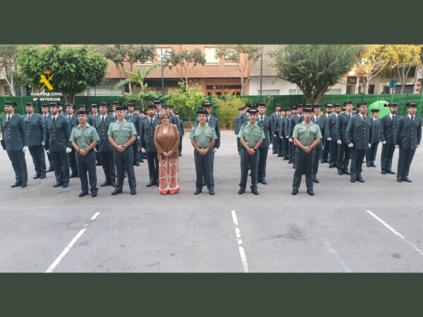 Incorporación de 77 Guardias Civiles a la provincia de Castellón