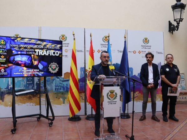 La Policía Local de Vila-real presenta el III Congreso Nacional sobre delitos de tráfico