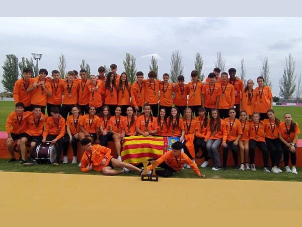 La selección valenciana de atletismo, campeona de España sub16