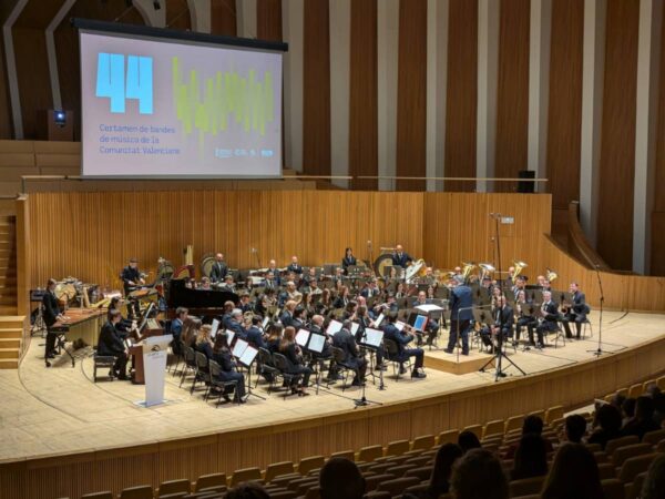 La Unión Musical de Vilafranca obtiene el primer premio en el 44 Certamen de Bandas de la Comunitat