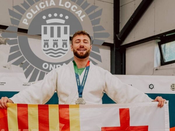 Un agente de la Policía Local de Onda, campeón de Europa de judo