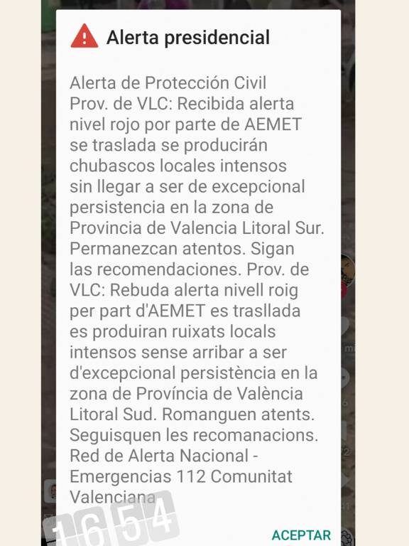 La Aemet ha advertido que estas lluvias podrían ocasionar inundaciones rápidas en áreas urbanas y rurales.