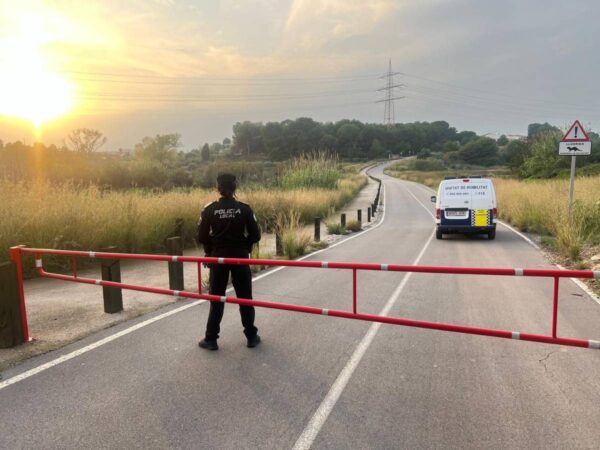 Almassora toma medidas de precaución ante el incremento del caudal del río Millars