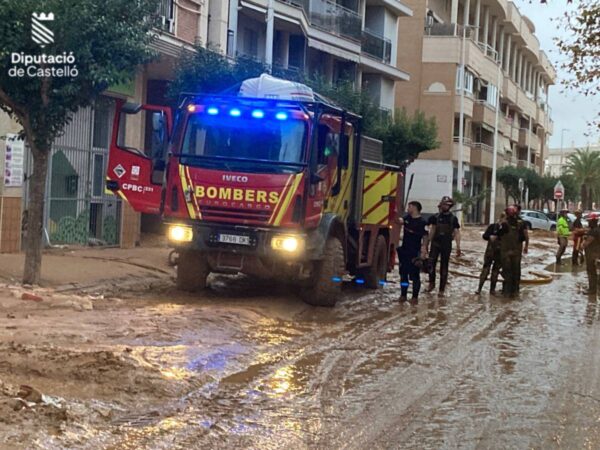 AEMET vuelve a activar el Nivel Máximo Naranja en la provincia de Castellón