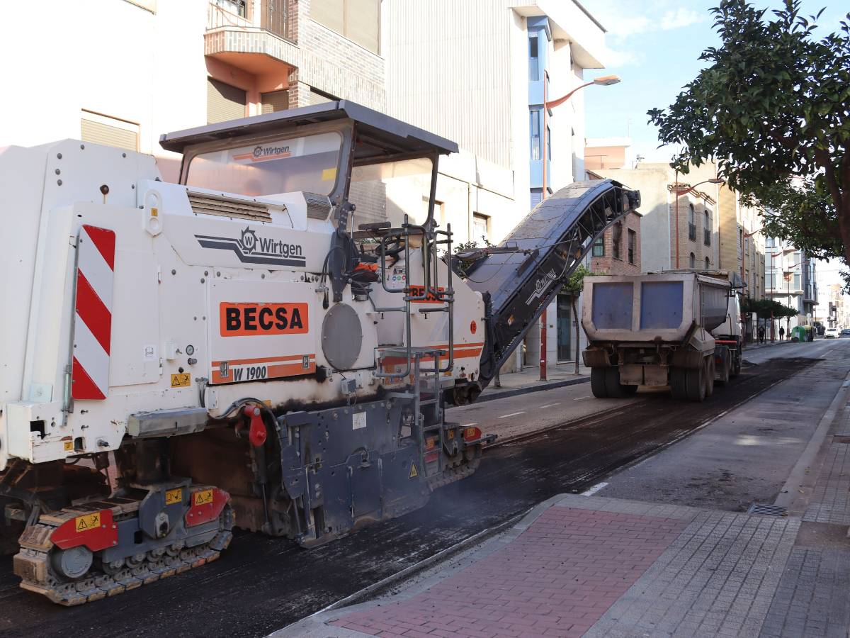 Campaña de asfaltado de calles y caminos en Vila-real