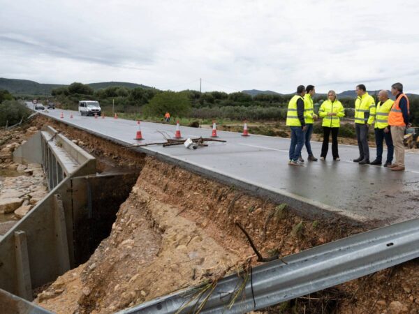 Impacto de la DANA en Castellón: Diputación duplica recursos para restaurar carreteras