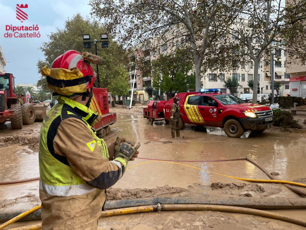 El Consorcio autoriza la incorporación de Bomberos voluntarios de Castellón para afrontar la DANA