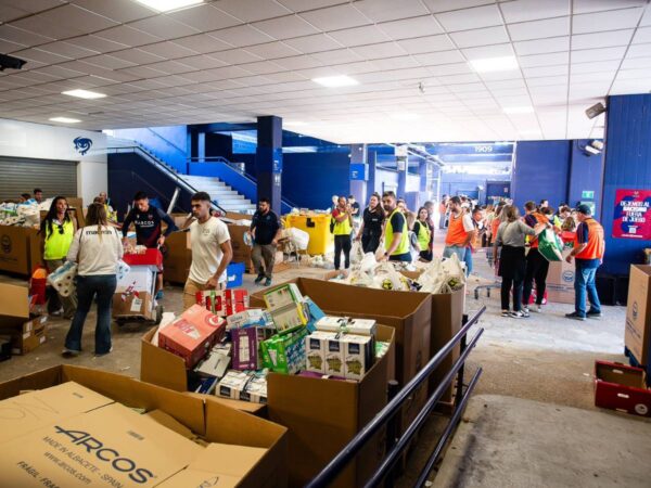 El Levante UD no puede recibir más material para afectados por la DANA