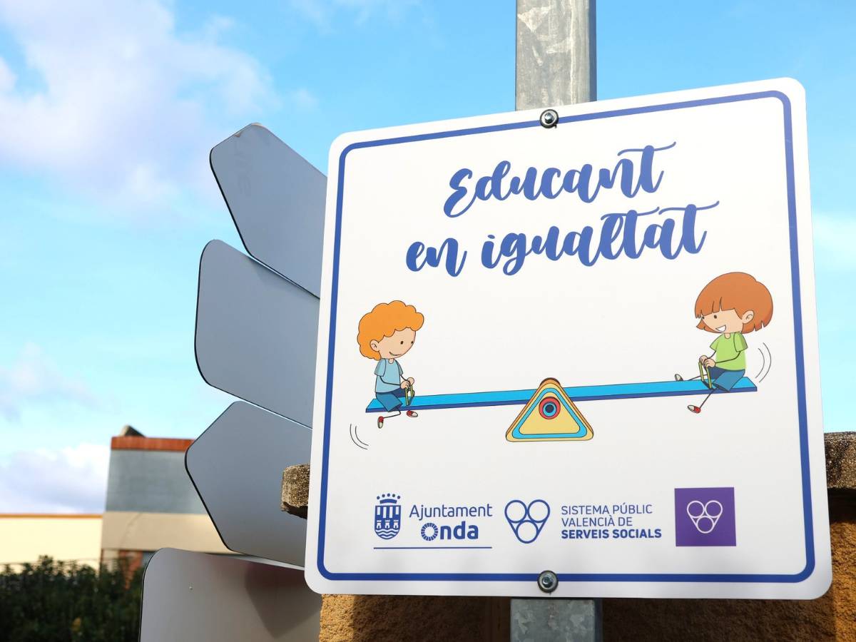 Señalización coeducativa para fomentar la igualdad en Onda