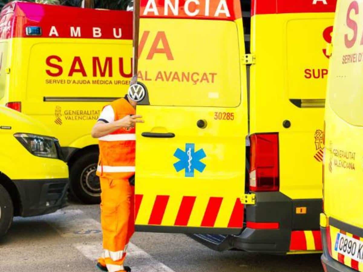 Accidente laboral en Castellón: dos hombres caen de un andamio en Tírig