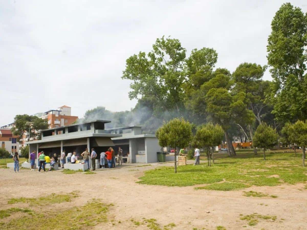 Cierre del Pinar del Grao de Castellón por fuertes vientos