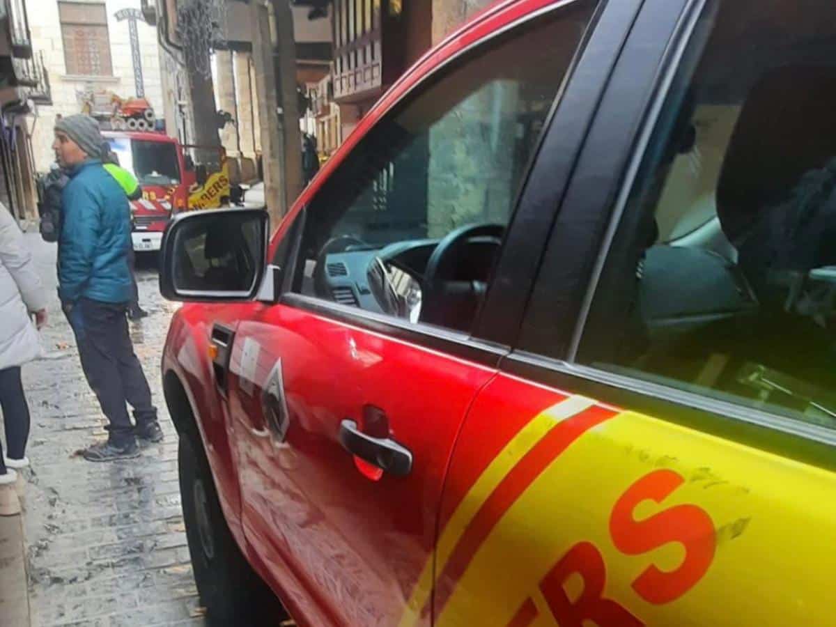 Incendio en un restaurante de Morella