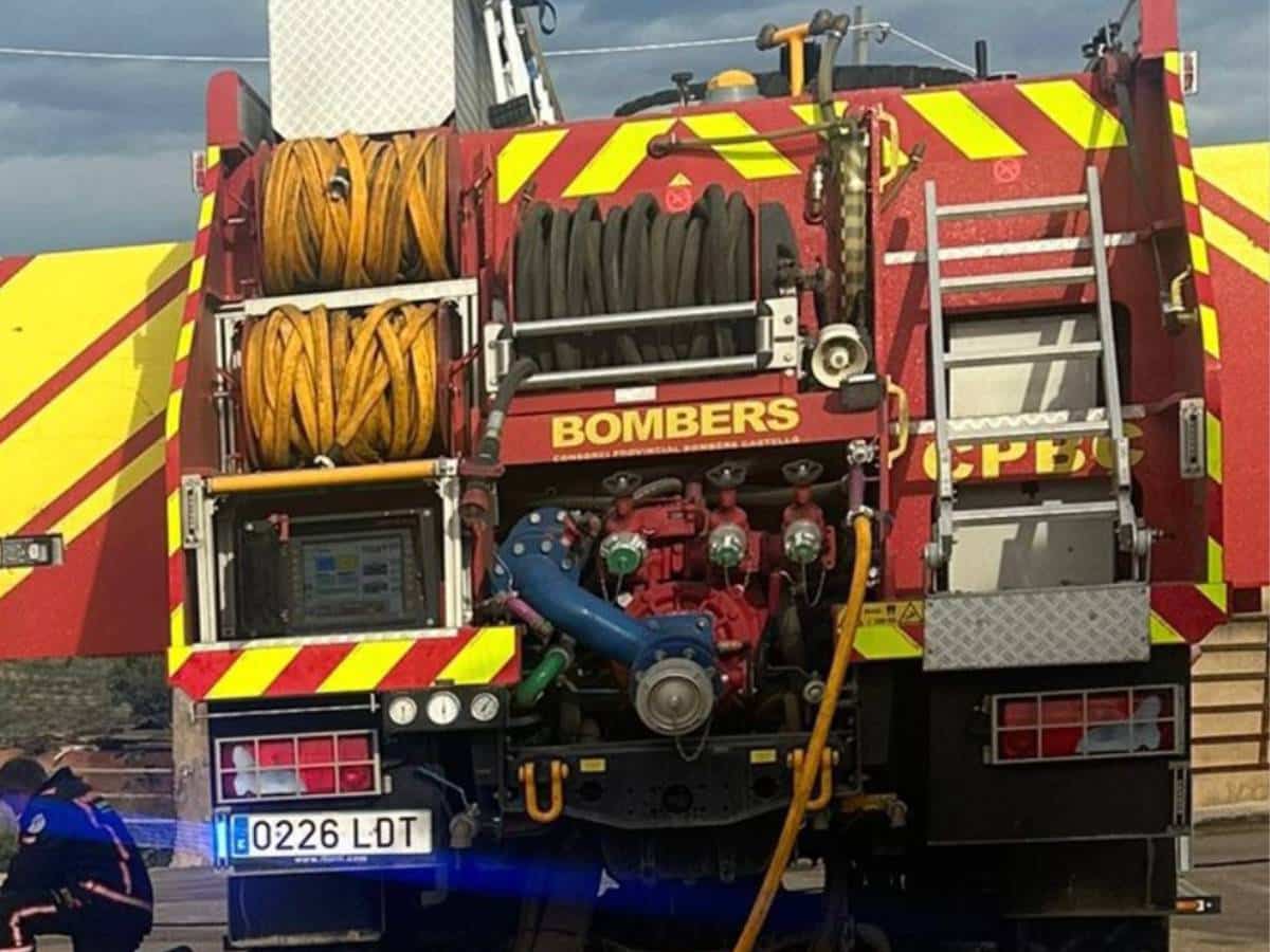 Incendio en una empresa de l’Alcora moviliza a los Bomberos de Castellón