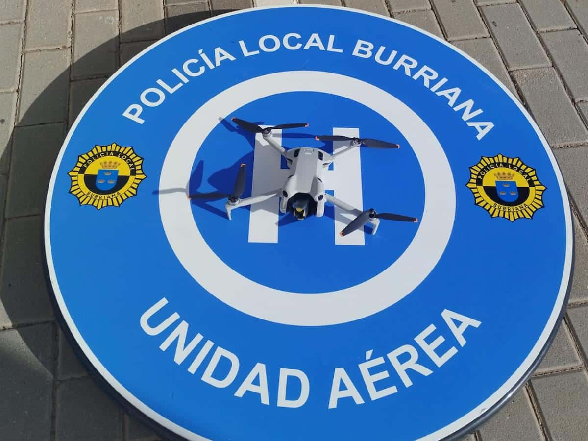 La Policía Local de Burriana vigilará el casco urbano de Burriana con un dron