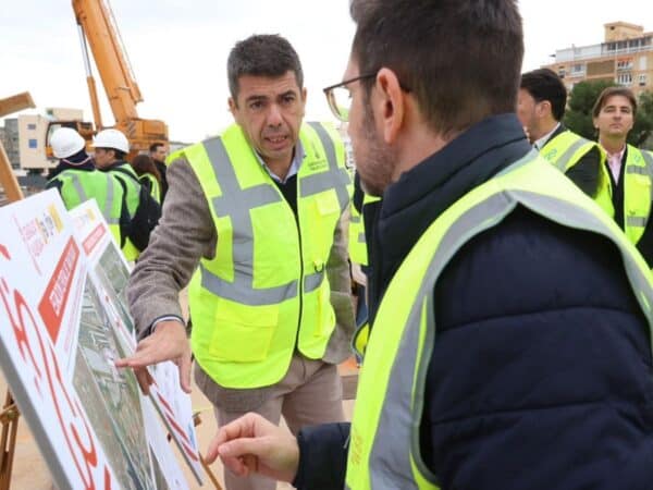 Mazón anuncia la rehabilitación del 100% de áreas industriales afectadas por las riadas