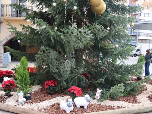 Robo en Vila-real de una figura del jardín efímero de Navidad horas después del montaje