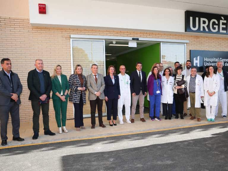 Mazón: “Cumplimos con la sanidad pública y de calidad que merece Castellón con la modernización y ampliación de las Urgencias del Hospital General”.