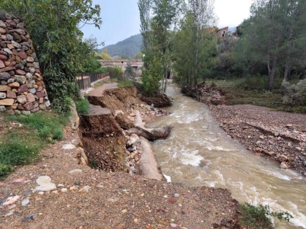 Montanejos reclama a la Generalitat que amplíe los plazos para reparar los daños de la DANA