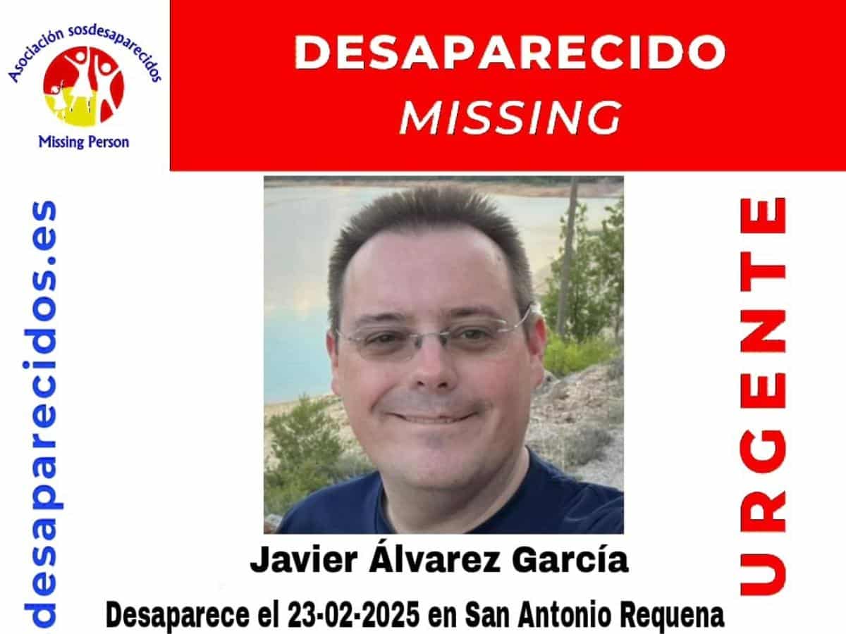 Buscan a un hombre desaparecido en Requena (Valencia)