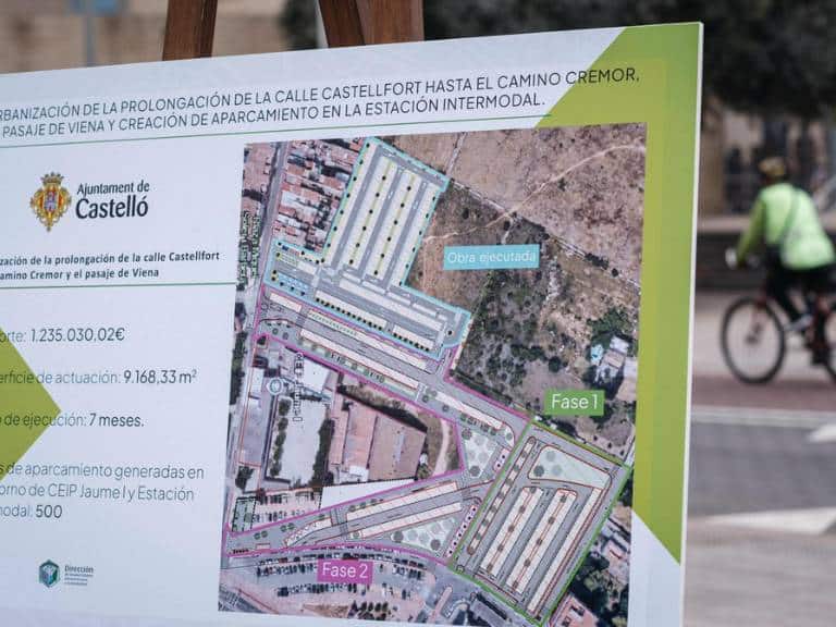 Con una inversión inicial de 659.999,99 euros, esta primera fase permitirá la creación de una zona con 116 nuevas plazas de aparcamiento