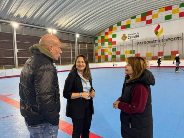 El pabellón de hockey patines en línea de Castellón se renueva con una inversión de casi 67.000 euros