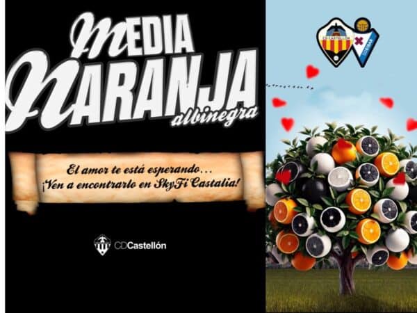 Este San Valentín puedes encontrar tu media naranja albinegra en el Skyfy Castalia