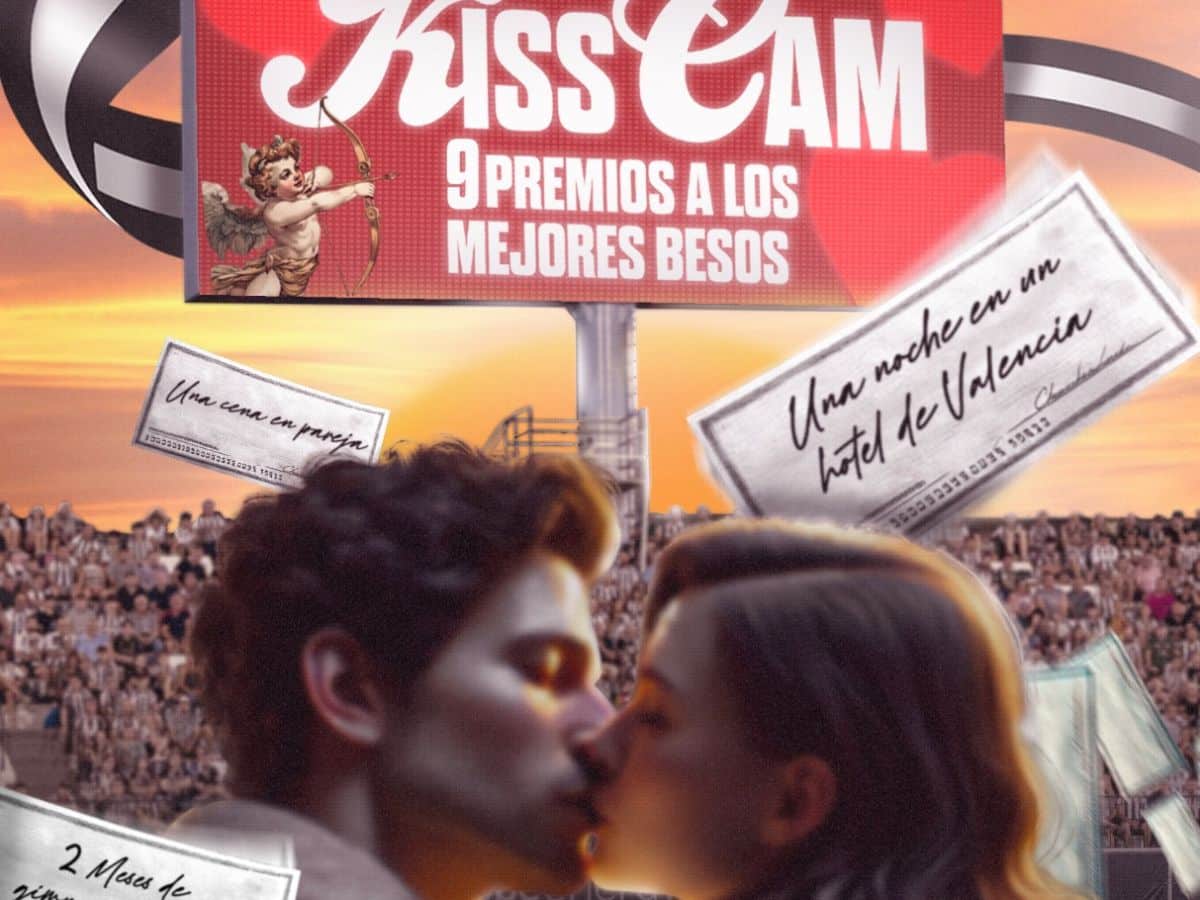 La Kiss Cam del CD Castellón premiará los besos más apasionados en el Skyfi Castalia