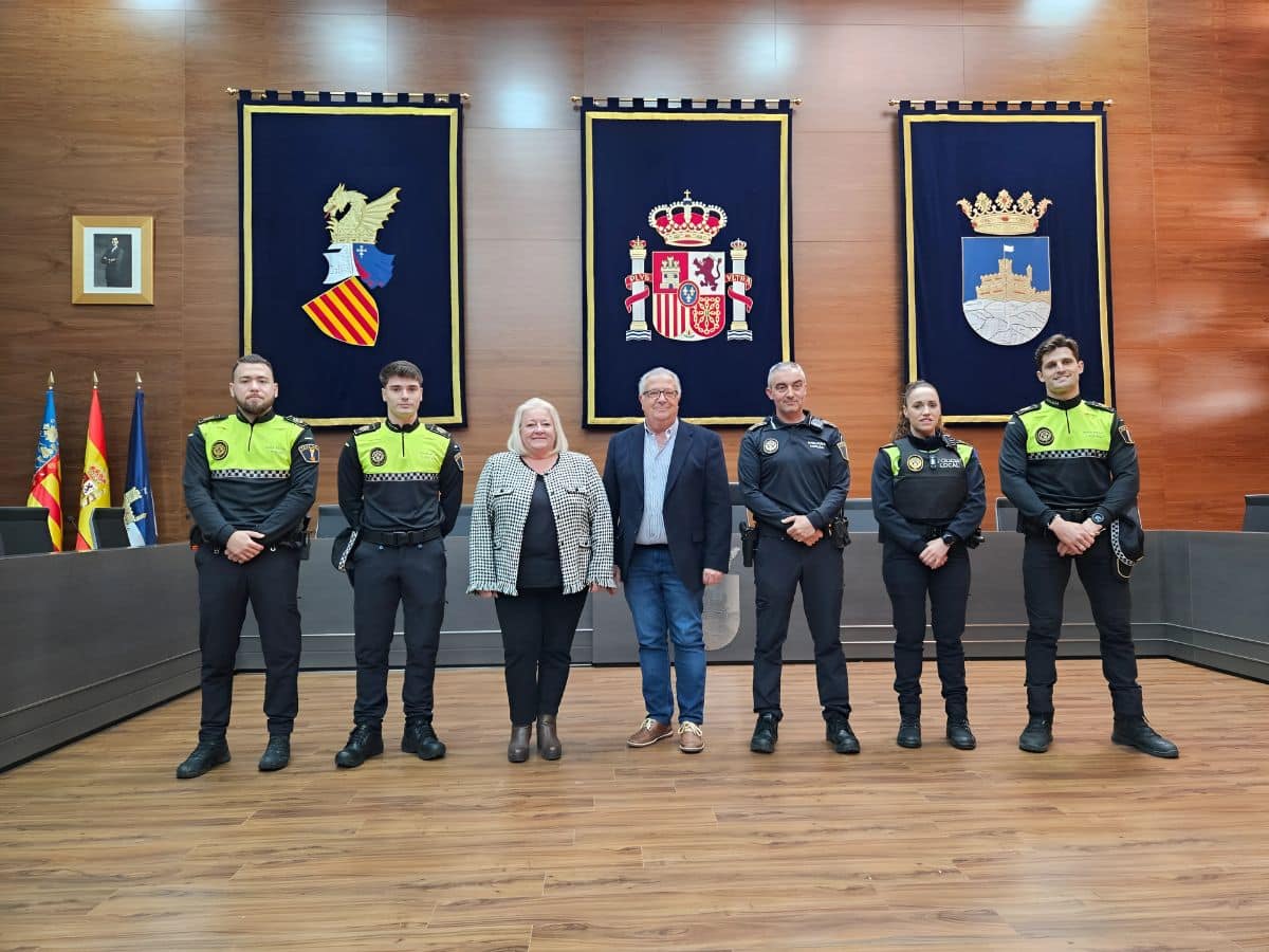 Oropesa del Mar refuerza su Policía Local con la incorporación de cuatro nuevos agentes