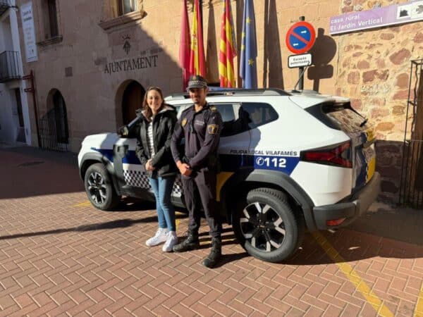Vilafamés incorpora un nuevo vehículo para su Policía Local