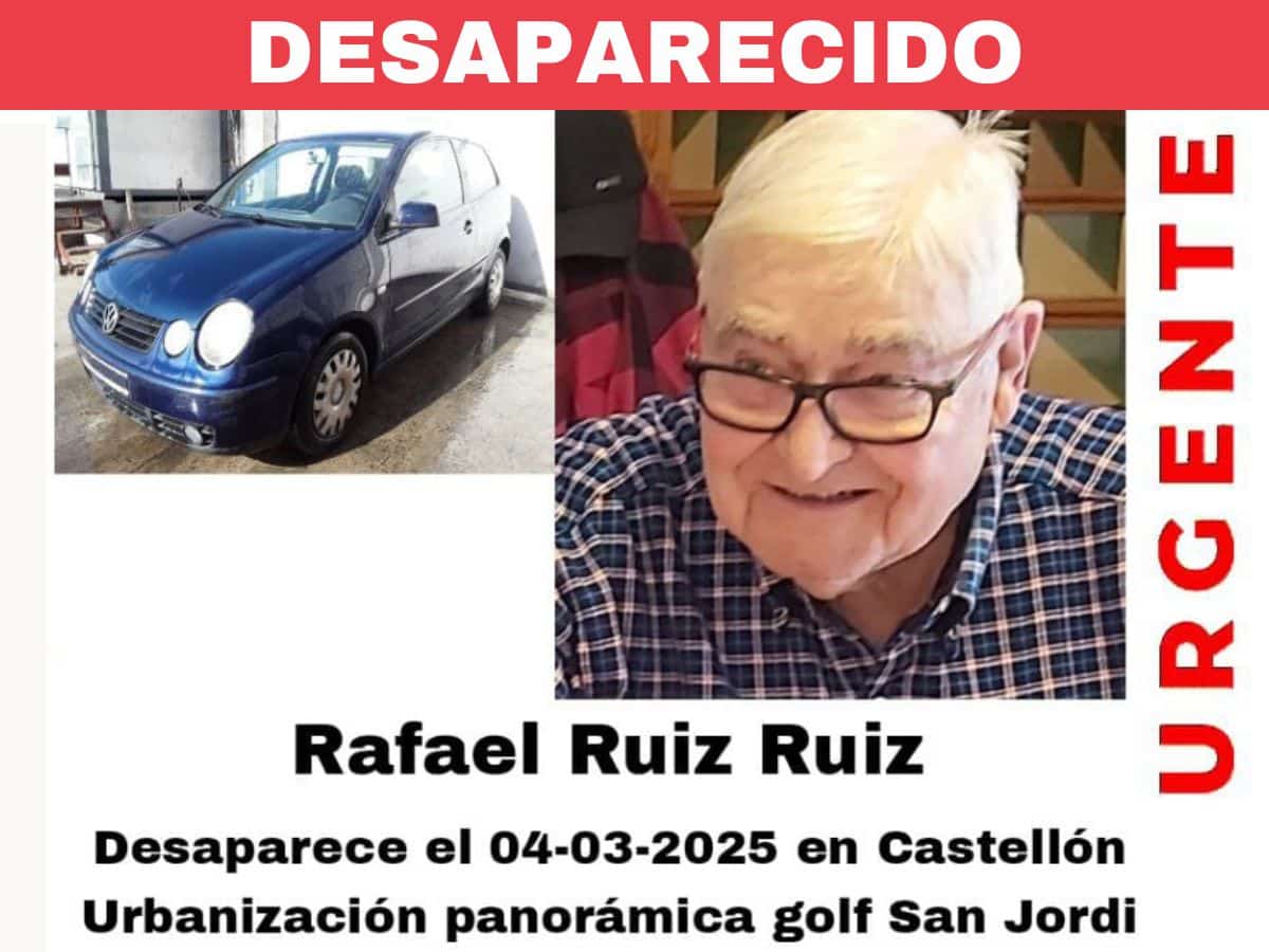 Rastrean un Volkswagen Polo azul marino en la desaparición de un hombre de Sant Jordi