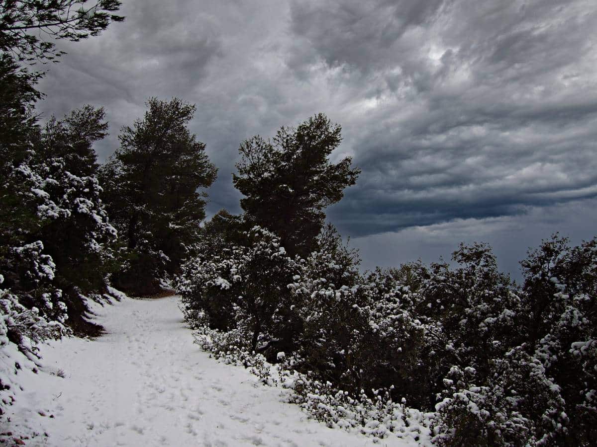 Aemet alerta de nieve, lluvias y frío en la Comunitat Valenciana
