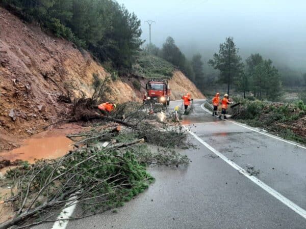 Alerta amarilla por lluvias en Castellón: precaución en el litoral e interior