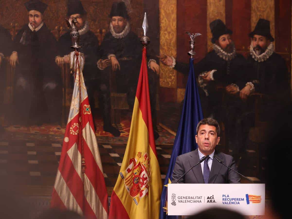 Carlos Mazón exige la recuperación de la DANA como “una cuestión de Estado”