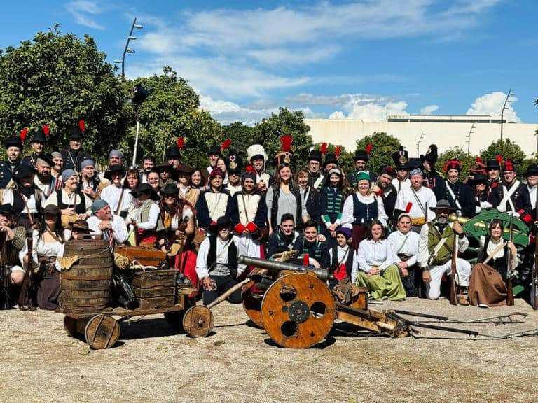 Castellón rinde homenaje a los héroes del 9 de marzo de 1810 con la recreación histórica de la batalla del Pont de Millars en su 215º aniversario